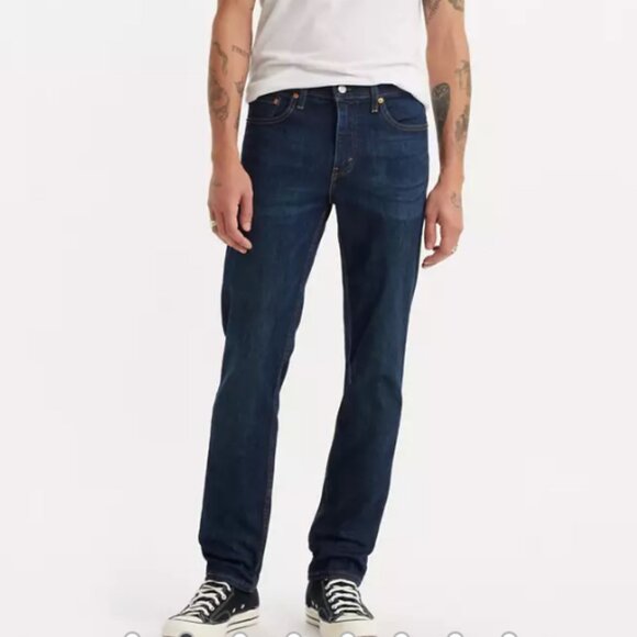 Levi Strauss 511 Slim Fit Dark Wash Jeans 38x36 - Picture 1 of 7
